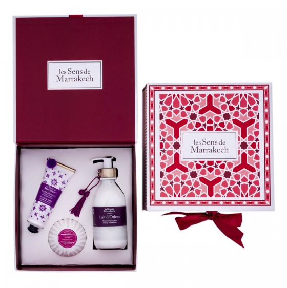 Coffret Parfums de maison rose et santal ( Les sens de Marrakech